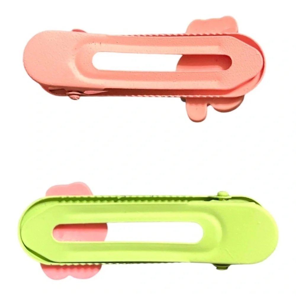 Handmade My Melody-Inspired Hair Clips (2-Pack)